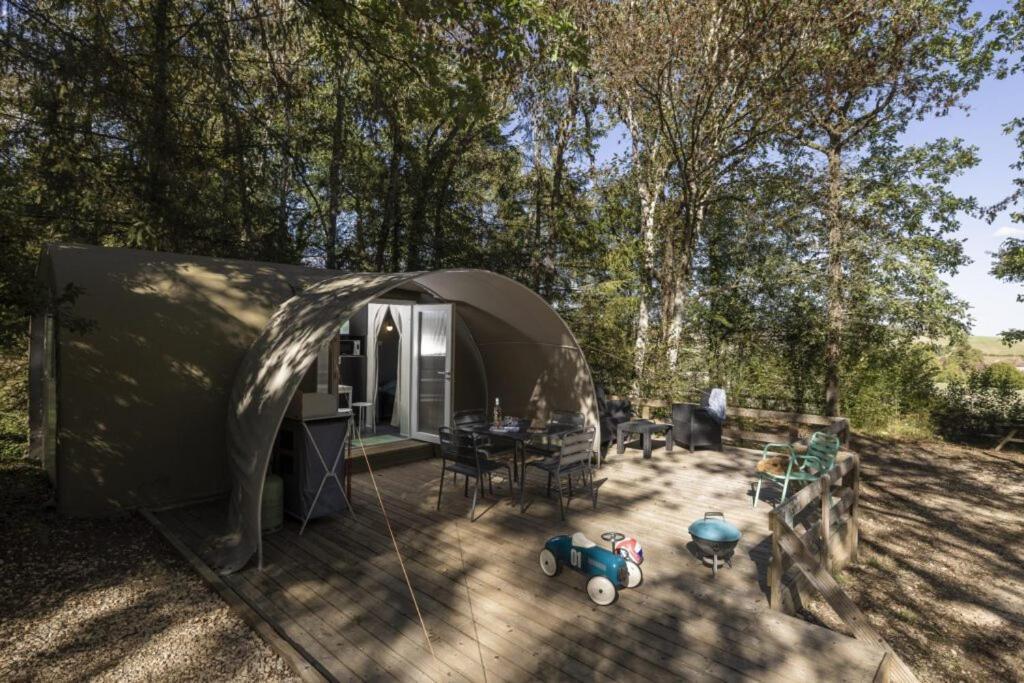Camping Ushuaia Villages Au Bois Joli Andryes Extérieur photo